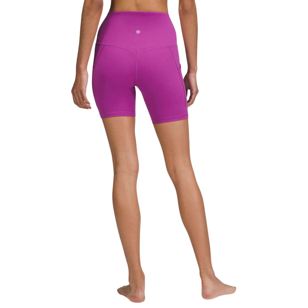 Lululemon Align High-Rise Short 6 With Pockets Magenta Purple Size 10